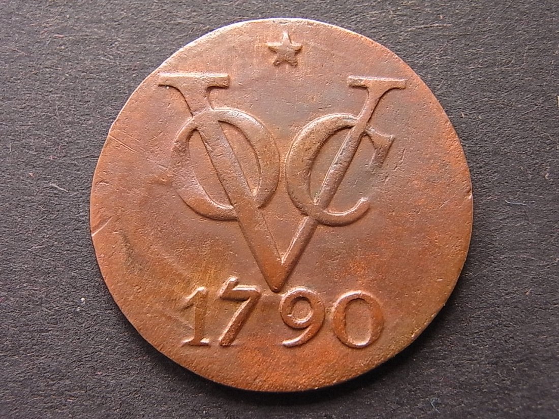  Niederland Ost Indien Duit 1790 Utrecht ss+   