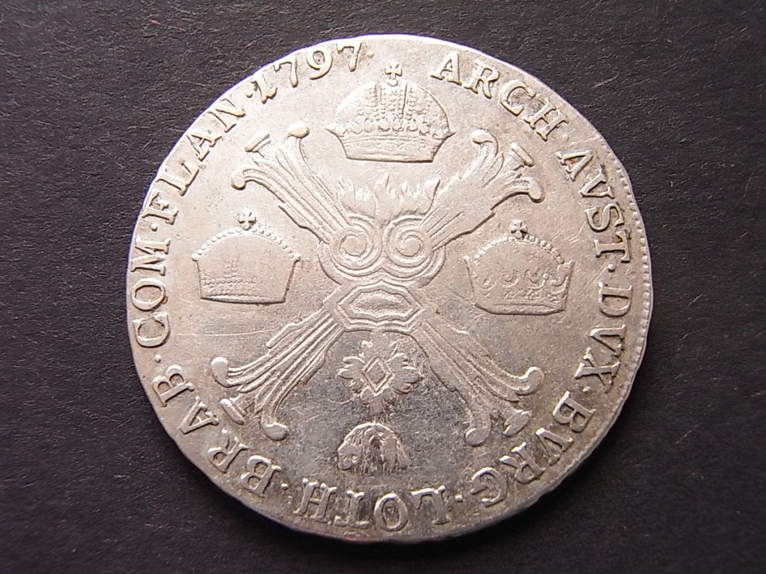  RDR Habsburg 1/2 Kronentaler 1797 Prag   