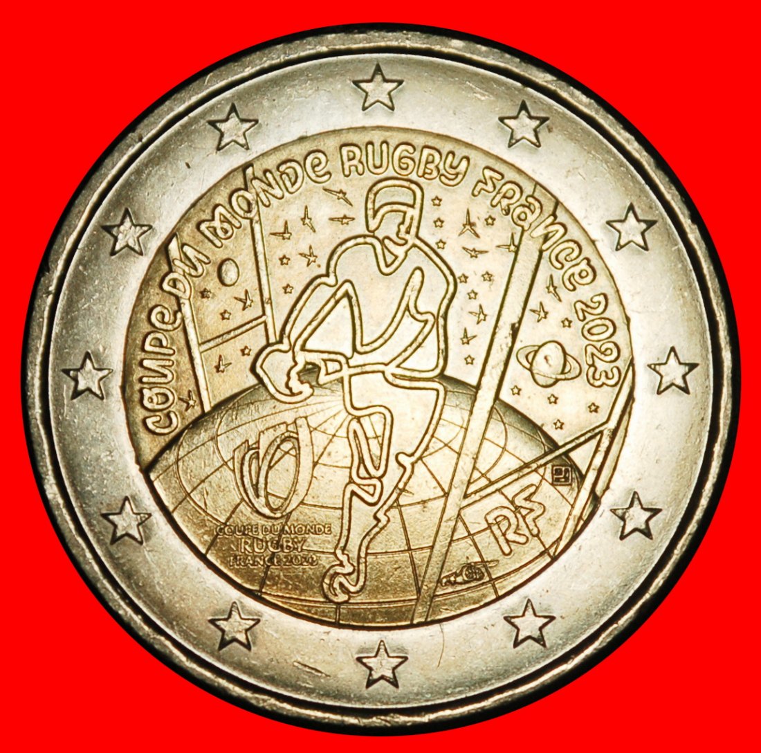  Ⰿ NON-PHALLIC TYPE: FRANCE ★ 2 EUROS 2023 SATURN AND STARS! UNC MINT LUSTRE!★LOW START ★ NO RESERVE!   
