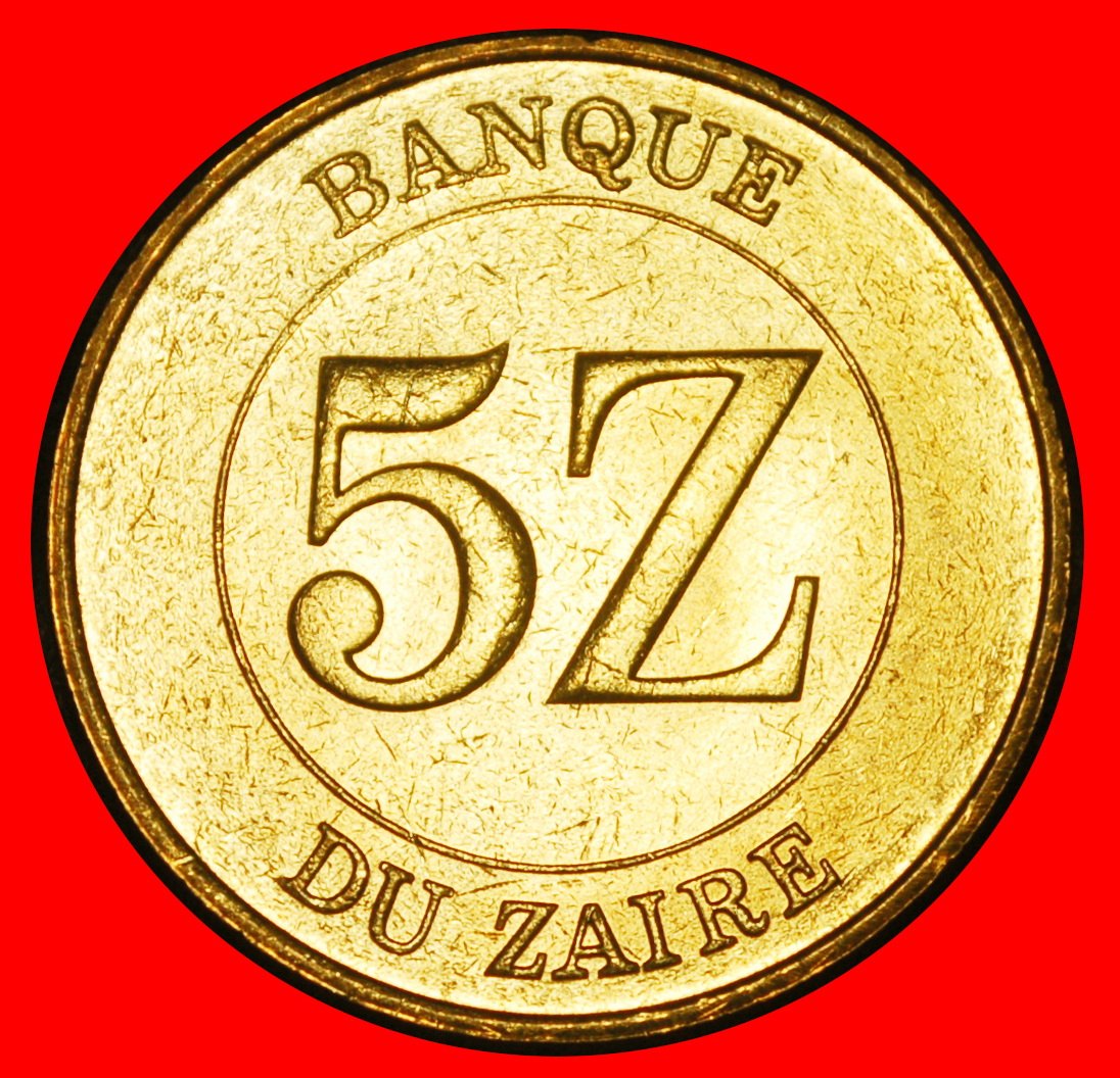  Ⰿ GROSSBRITANNIEN: ZAIRE (KONGO) ★ 5 ZAIRE 1987 MOBUTU (1965-1997)! STG STEMPELGLANZ★OHNE VORBEHALT!   