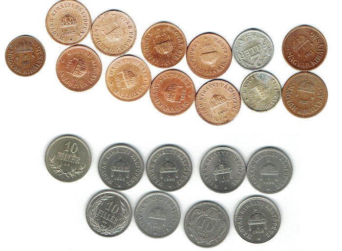  SZAIVERT KAISERREICH ÖSTERREICH UNGARN FRANZ JOSEPH 1 2 10 HELLER FILLER   