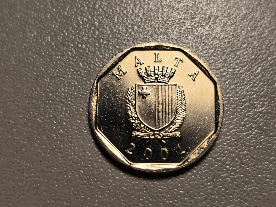  Malta 5 Cent 2001 STG   