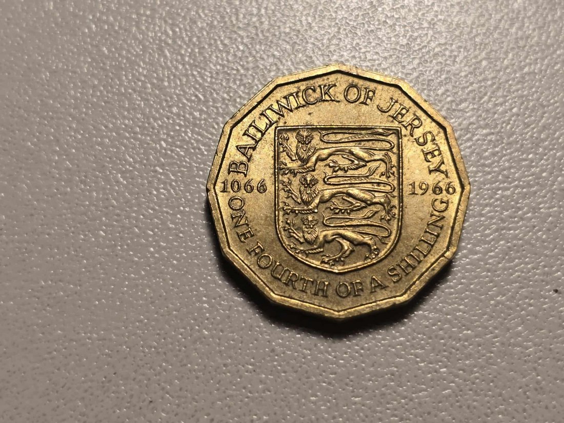  Jersey 1/4 Shilling 1966 VZ   