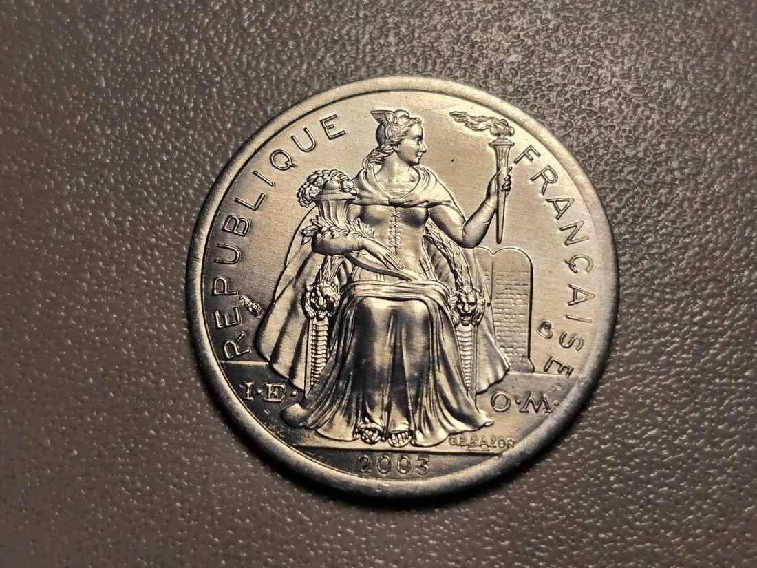  Franz. Neukaledonien 2 Franken 2003 STG   