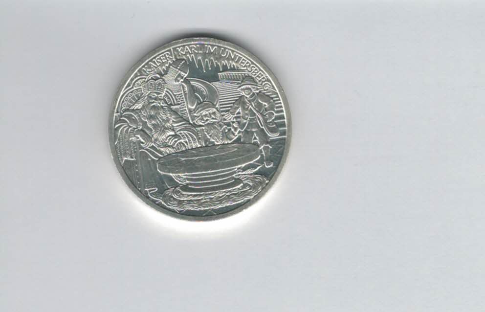  10 Euro 2010 Untersberg Karl der Große silber 925/16g fein Österreich Spittalgold9800 (4971/18   