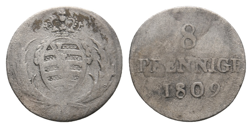  Altdeutschland; Kleinmünze 1809   