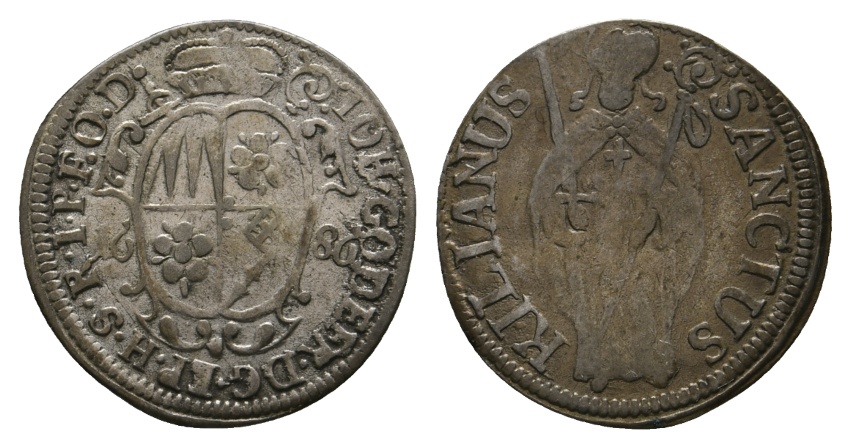  Altdeutschland; Kleinmünze 1686   