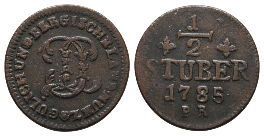  Altdeutschland; Kleinmünze 1785   