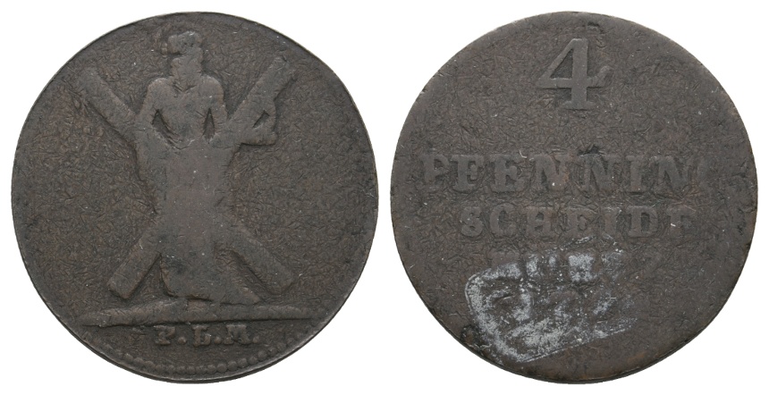  Altdeutschland; Kleinmünze 17??   