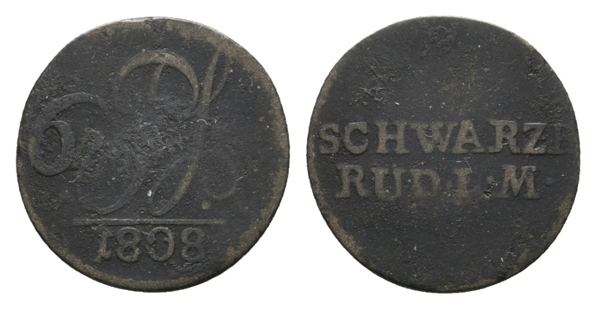  Altdeutschland; Kleinmünze 1808   
