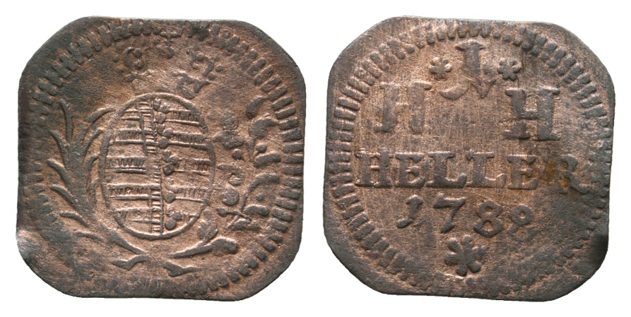  Altdeutschland; Kleinmünze 1788   