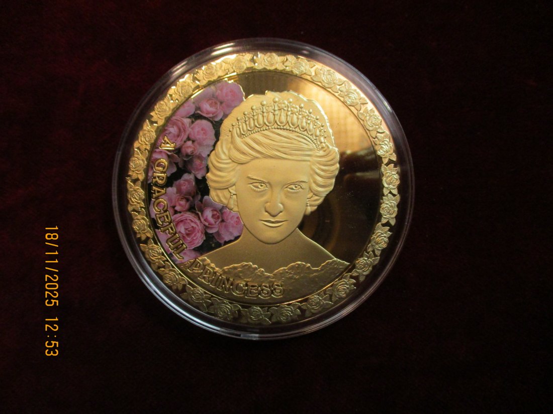  Medaille 110 Gramm Metall: Cu vergoldet / L3   