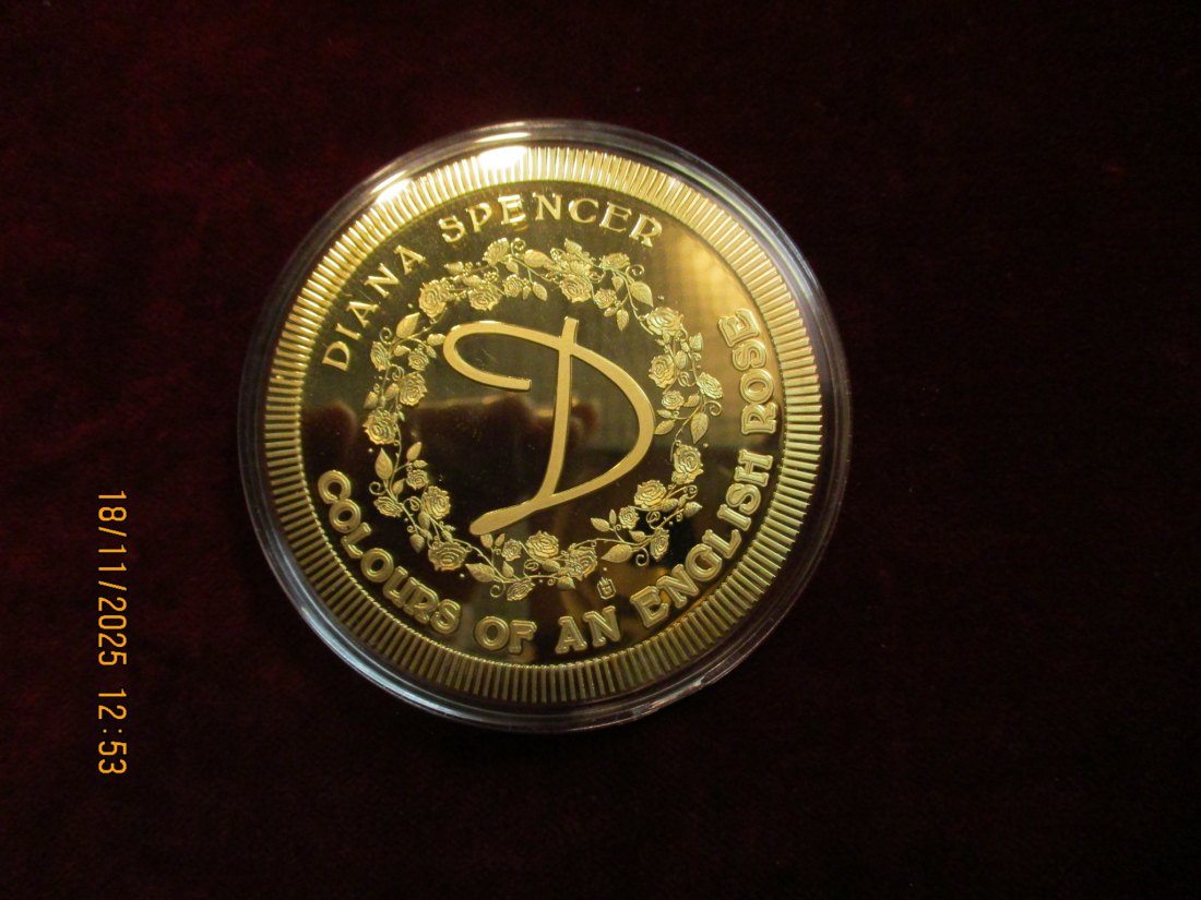  Medaille 110 Gramm Metall: Cu vergoldet / L3   