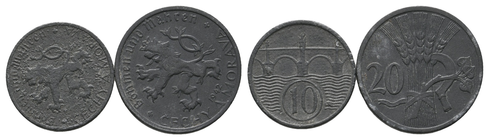  Deutsches Reich; 2 Kleinmünzen   