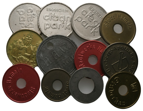  Marken; Hameln, diverse Marken (12 Stück)   