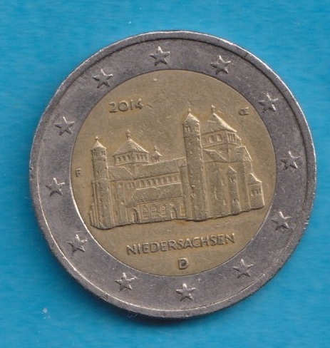  Deutschland 2 Euro 2014 Niedersachsen F   