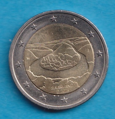  Deutschland 2 Euro 2025 Saarland J   
