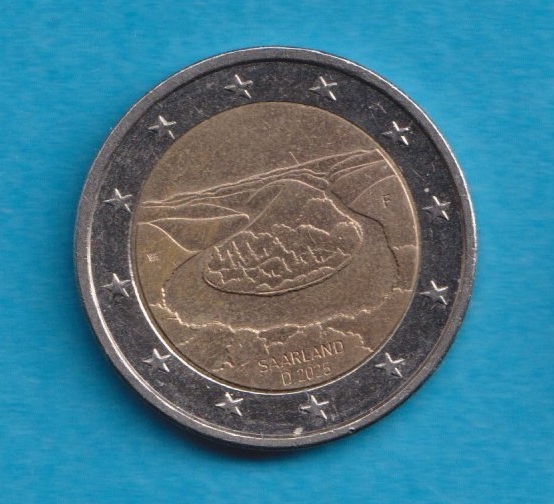  Deutschland 2 Euro 2025 Saarland F   