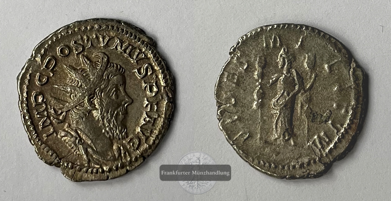  Gallisches Sonderreich Antoninian Postumus FM-Frankfurt  Gewicht:3,93g   
