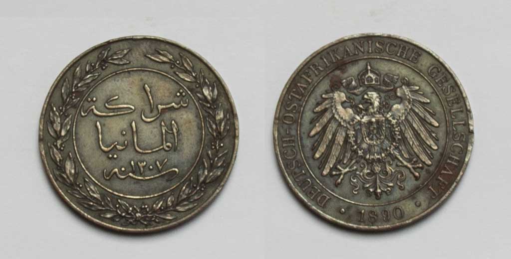  Deutsch Ostafrika 1 Pesa 1890 vz.   