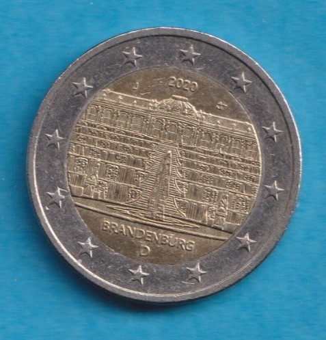  Deutschland 2 Euro 2020 Brandenburg J   