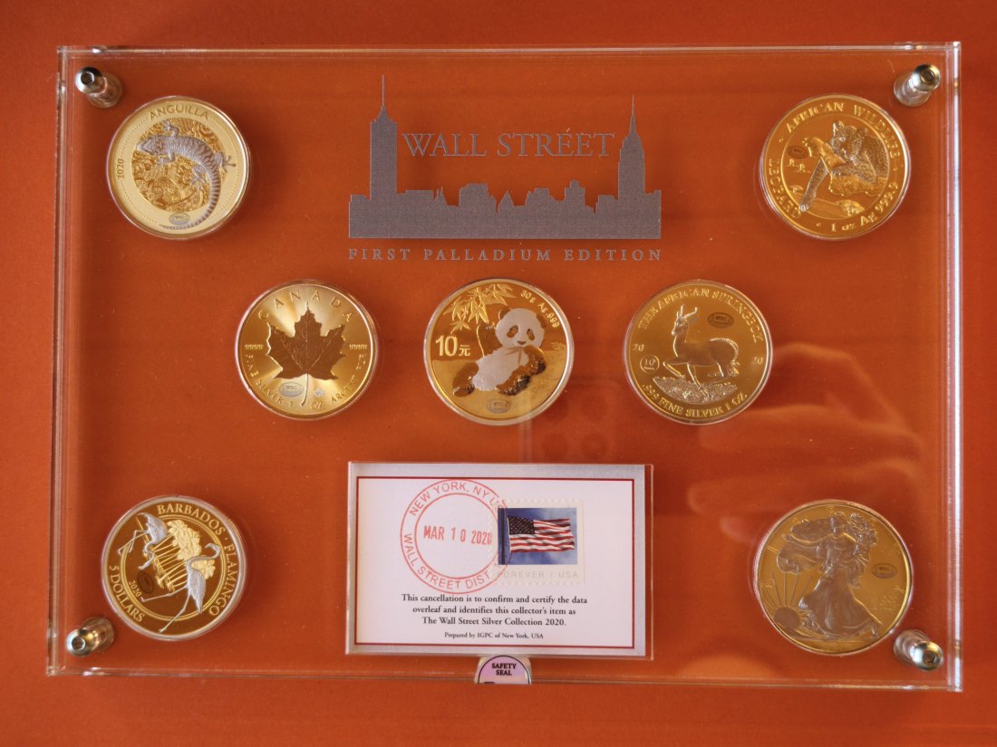  Wall Street Collection 7x 1oz - 'First Palladium Edition'   
