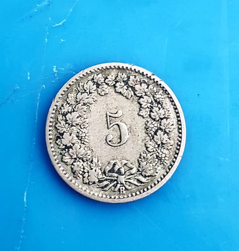  Schweiz 5 cent 1899   