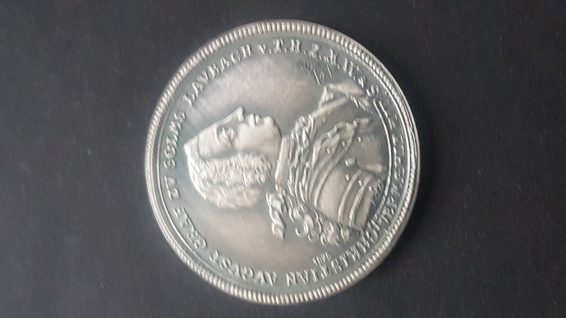  Solms-Laubach Reichstaler 1738 42mm 29,61gr. Nachprägung   