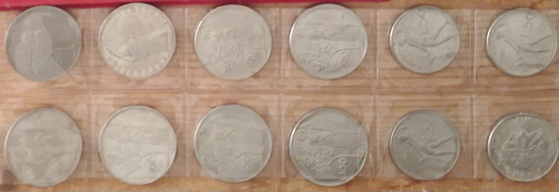  Italien 5c bis 500 Lira ab 1928 bis 1998   