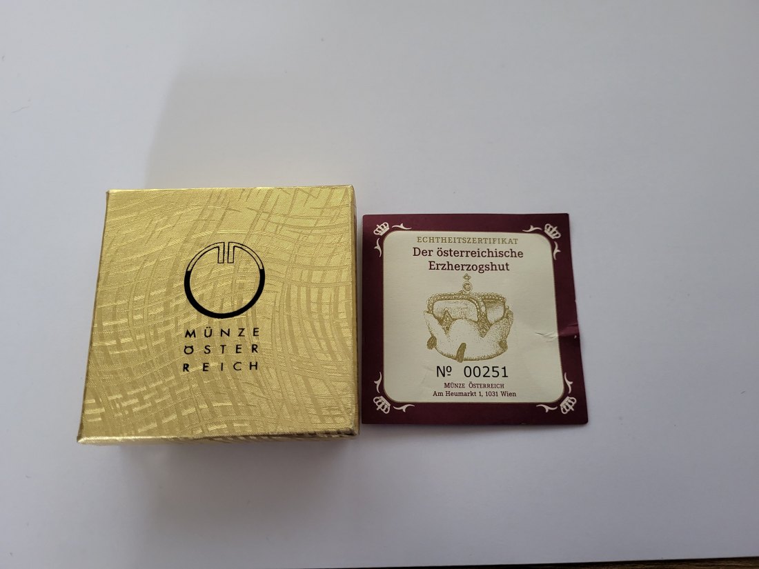  Etui für € 100,- Münze Österreich gebraucht Österreich Spittalgold9800 (00   