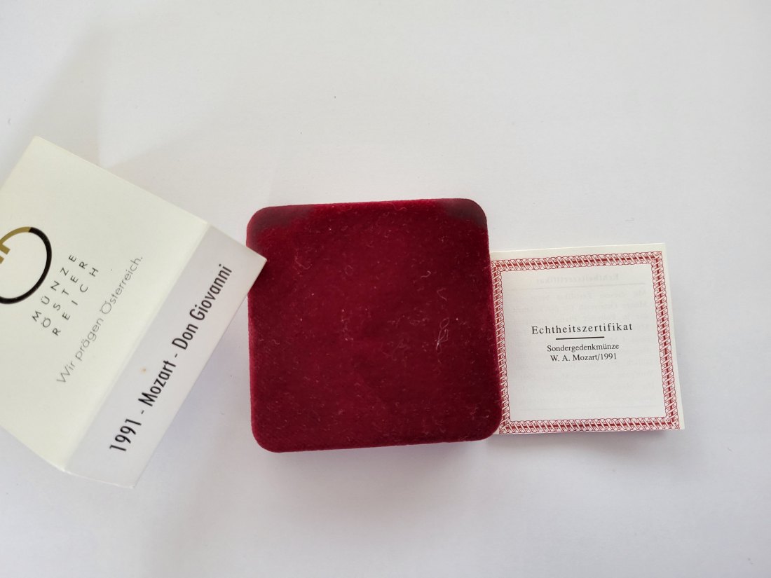  Etui für ATS 500,- Münze Österreich gebraucht Österreich Spittalgold9800 (00   