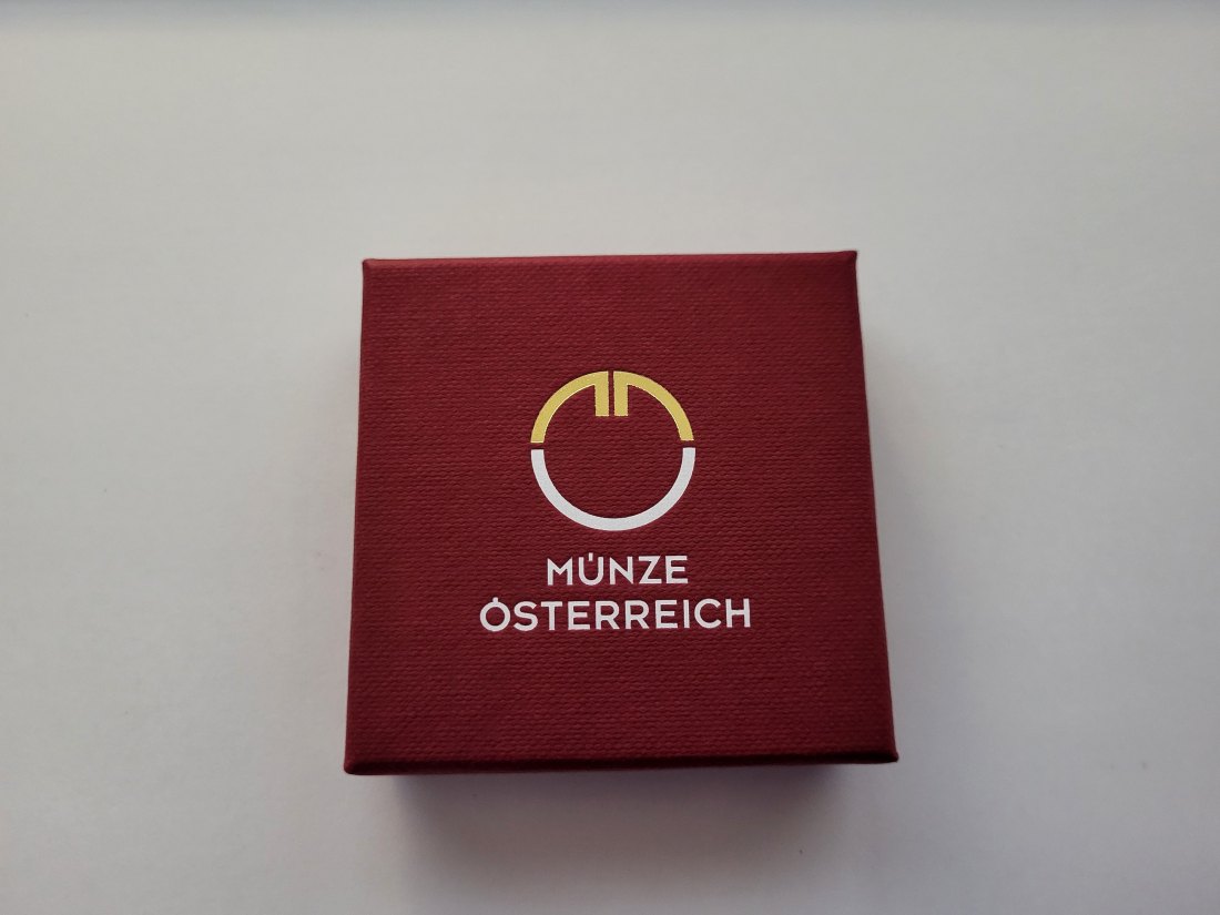  Etui 1/25 Unze Philharmoniker Münze Österreich gebraucht Österreich Spittalgold9800 (00   