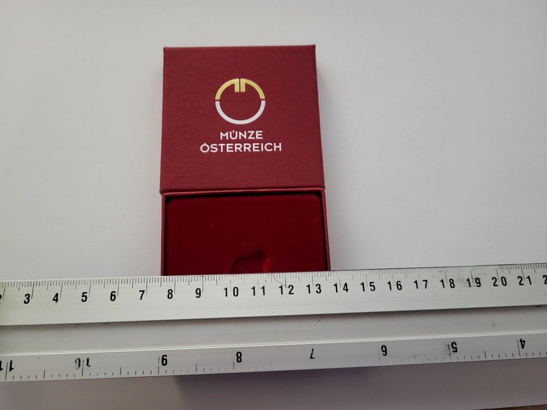  Etui 1/25 Unze Philharmoniker Münze Österreich gebraucht Österreich Spittalgold9800 (00   