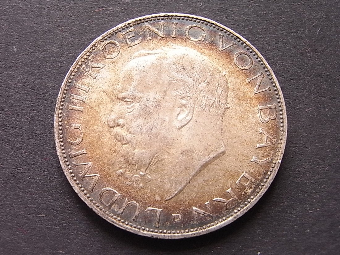  Bayern 3 Mark 1914 vzgl   