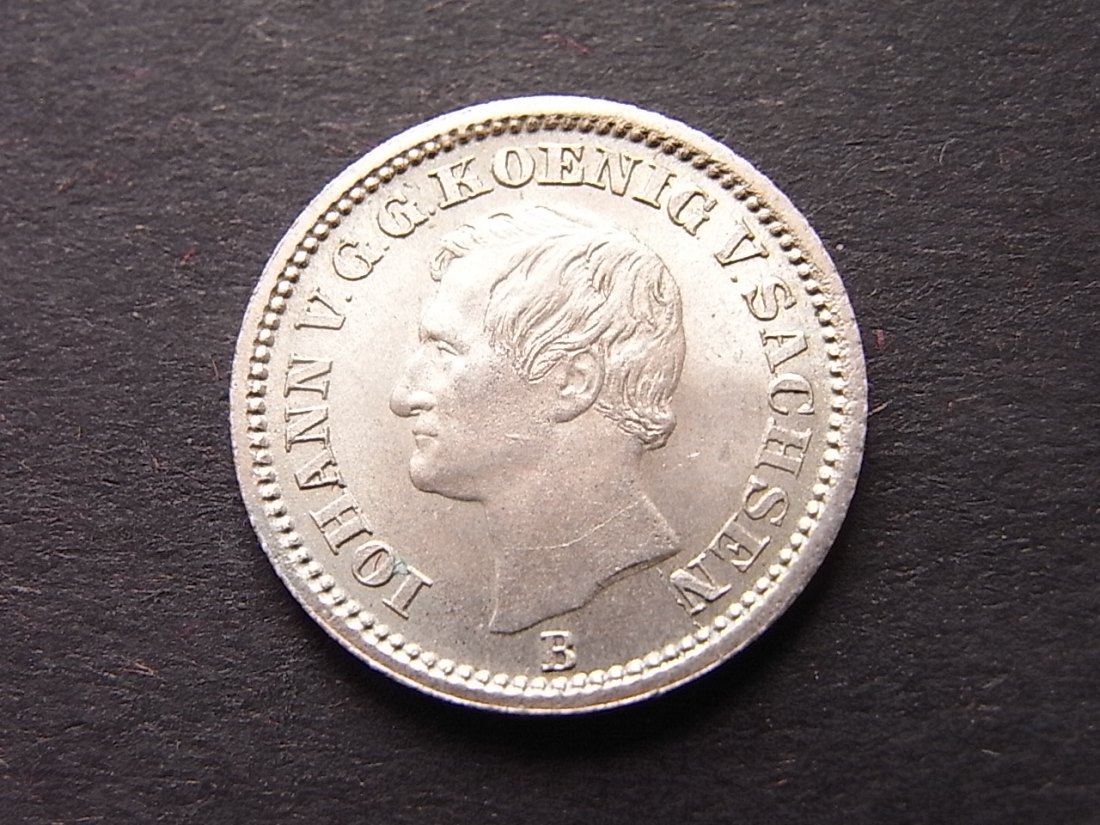  Sachsen 1 Neugroschen 1868 fstgl   