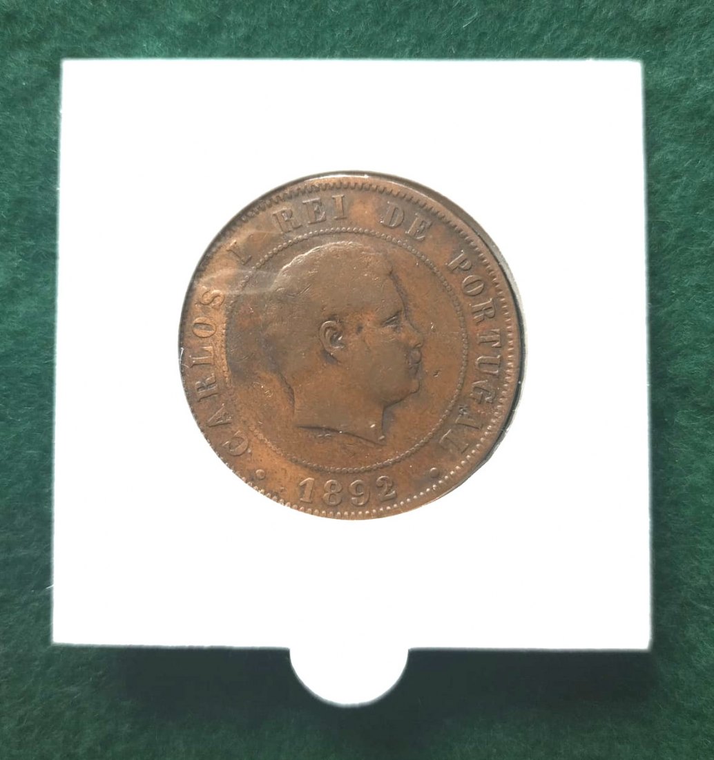  Portugal 20 Reis 1892 ss   