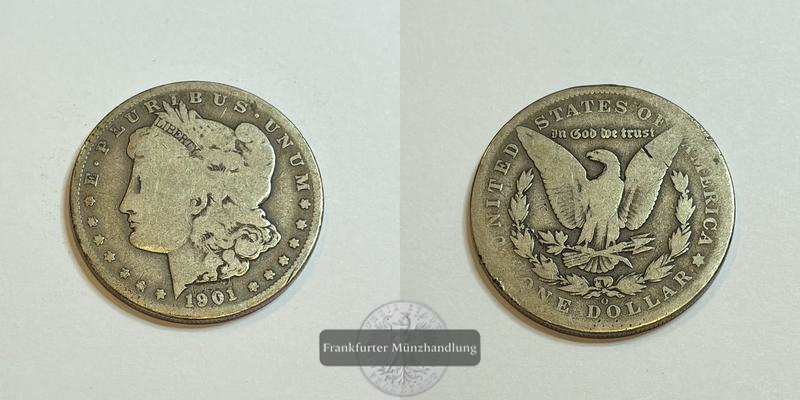  USA 1 Dollar 1901 O Morgan-Type KM#110  FM-Frankfurt Feinsilber: 24,05g   