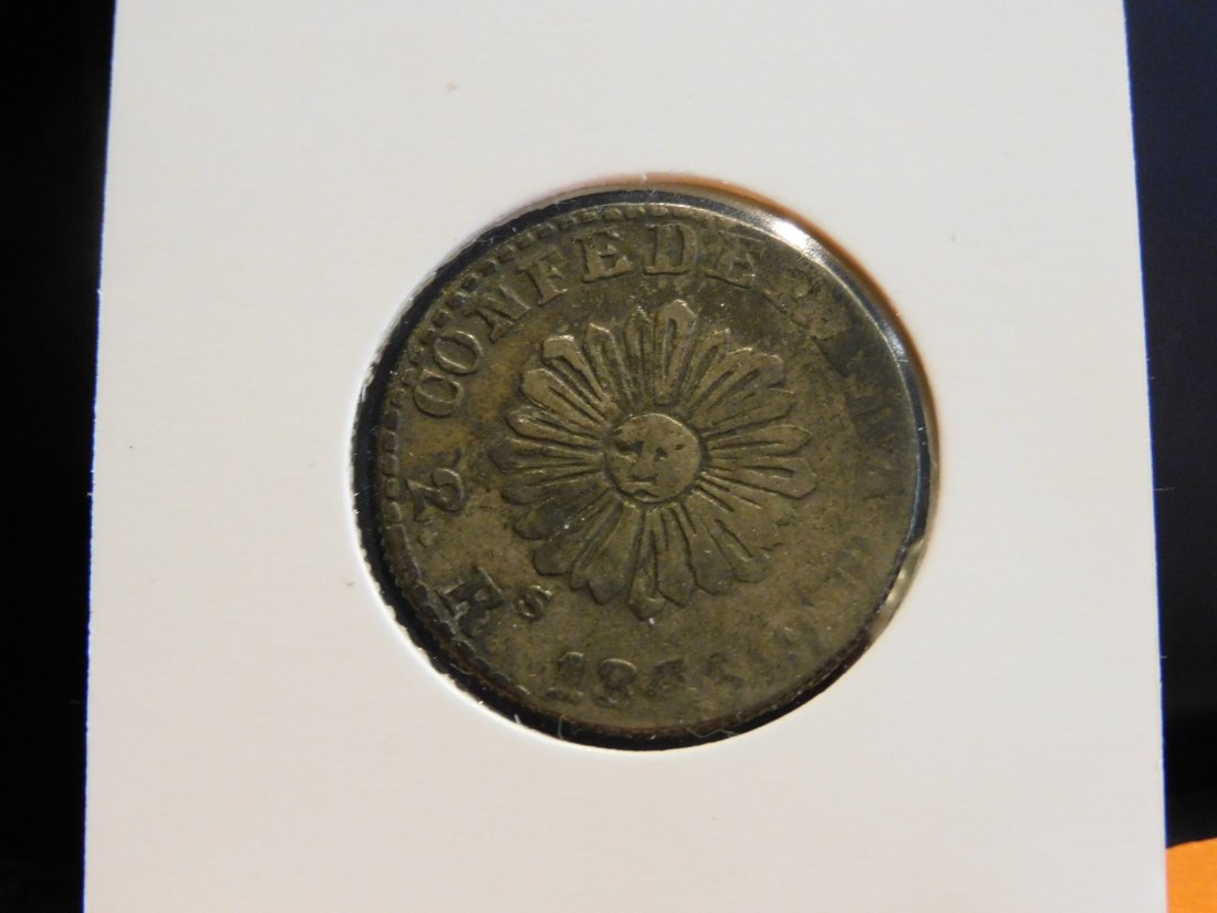 ARGENTINA 2 REALES 1846 CORDOBA.GRADE-PLEASE SEE PHOTOS.