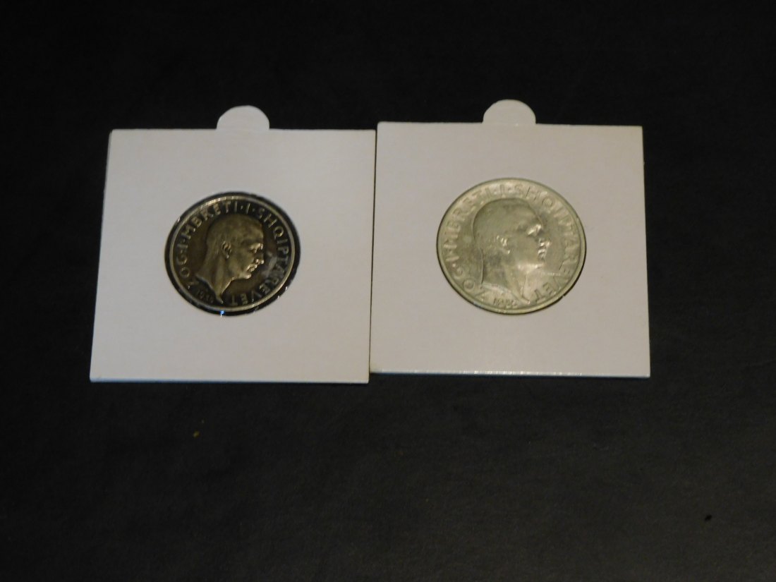 ALBANIA 1-2 FRANGA-AR 1935.GRADE-PLEASE SEE PHOTOS.
