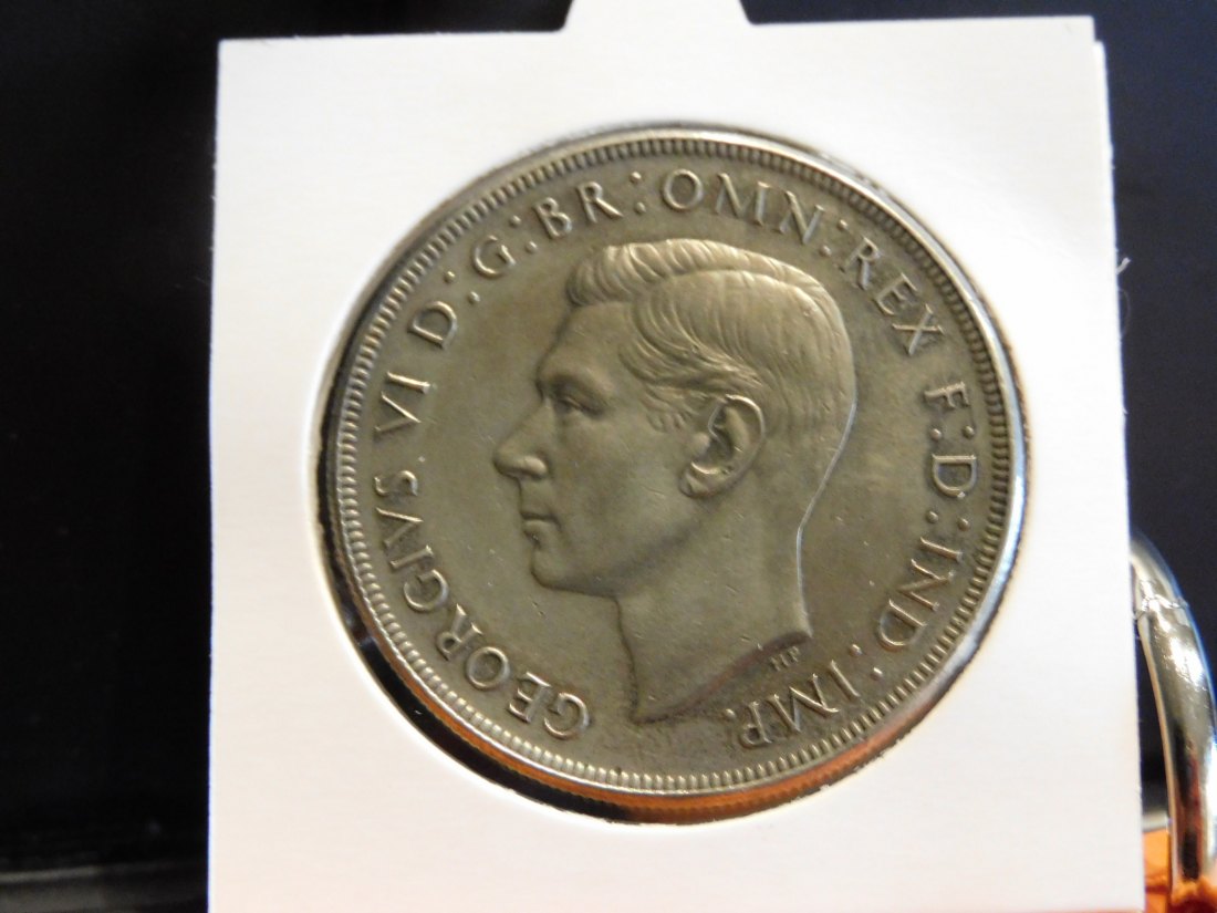  AUSTRALIA 1 CROWN 1937.GRADE-PLEASE SEE PHOTOS.   