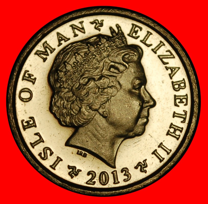  Ⰿ GREAT BRITAIN (2004-2016): ISLE OF MAN★5 PENCE 2013AA TOWER UNC MINT LUSTRE★LOW START★ NO RESERVE!   