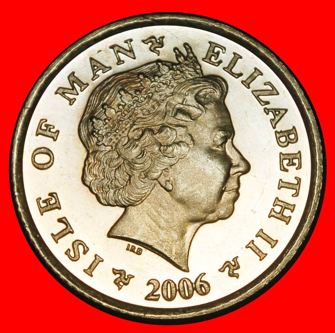  Ⰿ GREAT BRITAIN (2004-2016):ISLE OF MAN★10 PENCE 2006AA TOWER UNC MINT LUSTRE★LOW START★ NO RESERVE!   