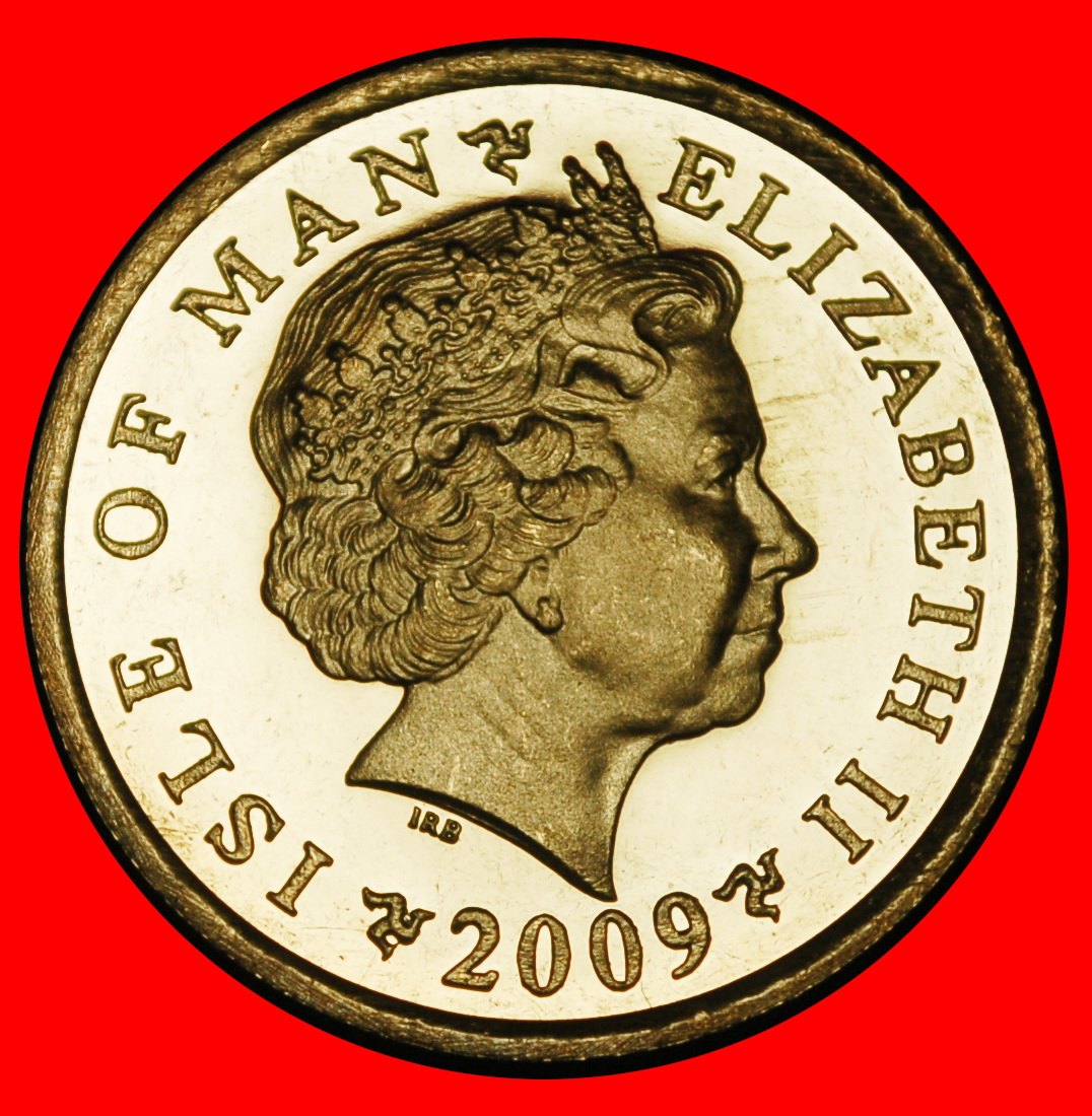  Ⰿ GREAT BRITAIN (2004-2016):ISLE OF MAN★10 PENCE 2009AA TOWER UNC MINT LUSTRE★LOW START★ NO RESERVE!   