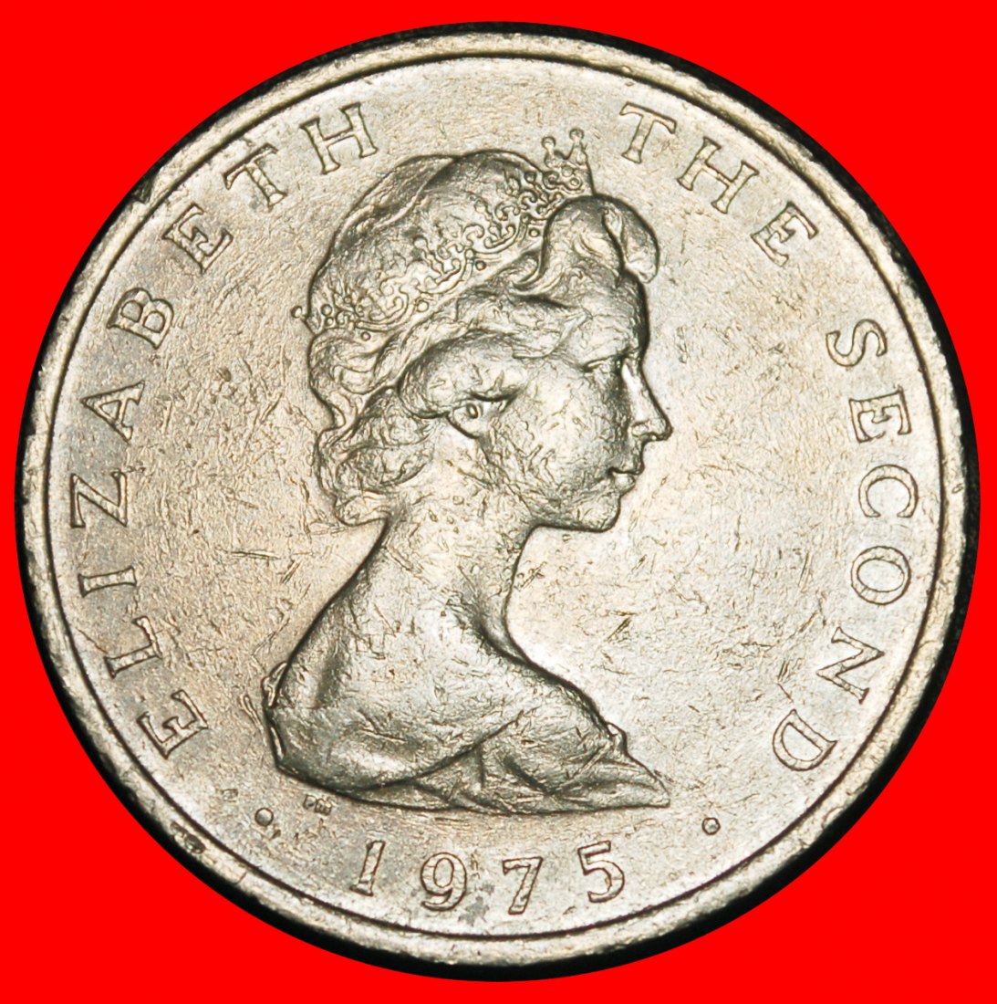  Ⰿ GREAT BRITAIN (1971-1975): ISLE OF MAN ★ 10 NEW PENCE 1975 TRISKELES! ★LOW START★ NO RESERVE!   
