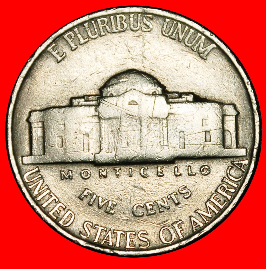  Ⰶ WARTIME (1939-1945): USA ★ 5 CENTS 1939! JEFFERSON (1801-1809)★LOW START★ NO RESERVE!   