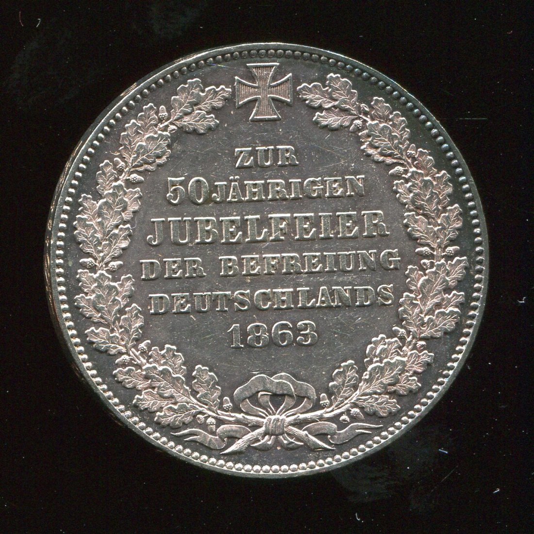  Bremen 1 Taler Gold Gedenkmünze in Silber Befreiung Deutschlands 1863   