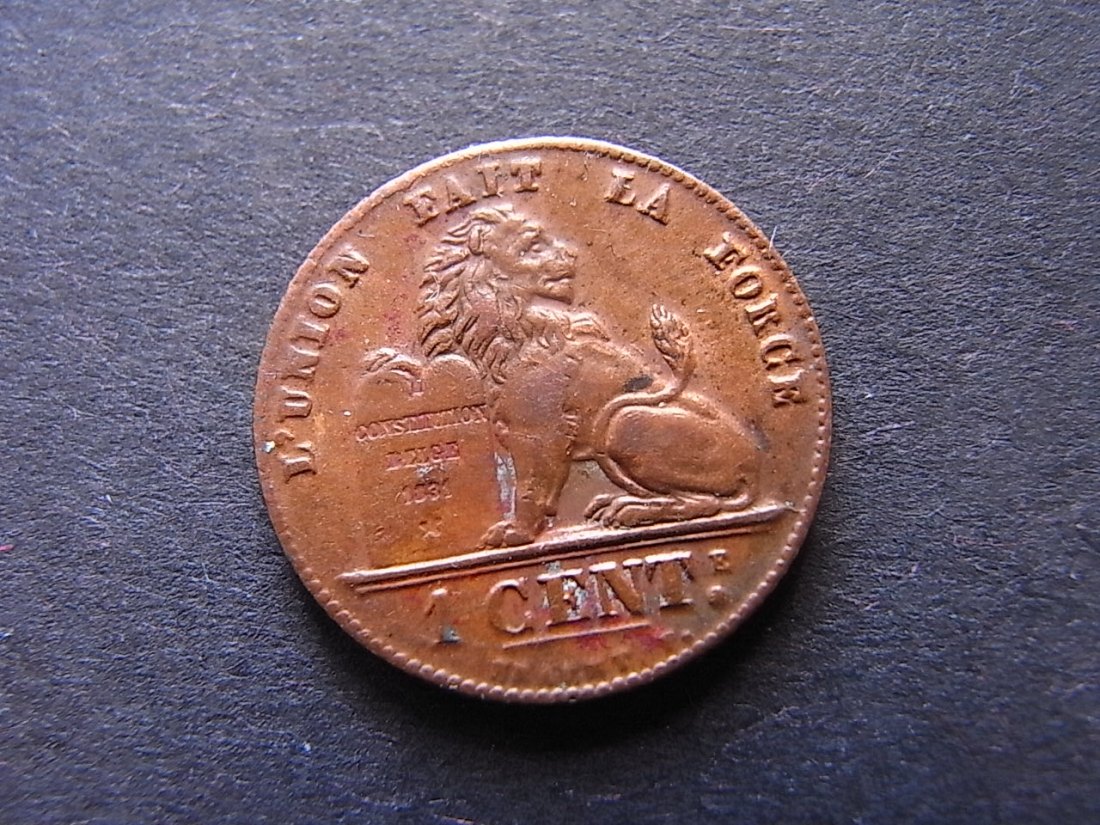  Belgien 1 Centime 1914 vzgl   