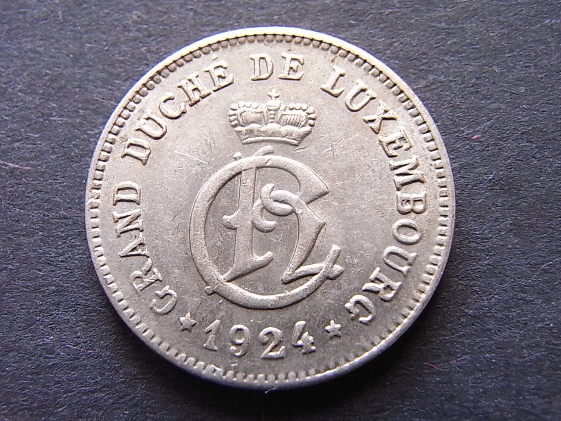  Luxemburg 10 Centimes 1924 unc   