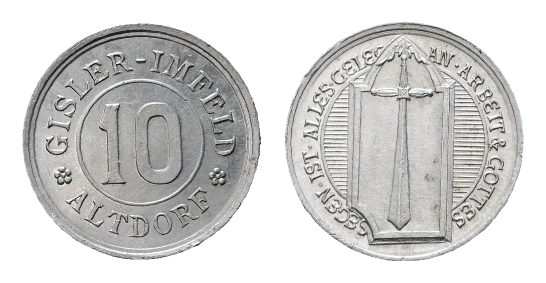  Bayern, Altdorf, Gisler-Imfeld, Menzel -; Segen ist alles geler.. an Arbeit & Gottes   