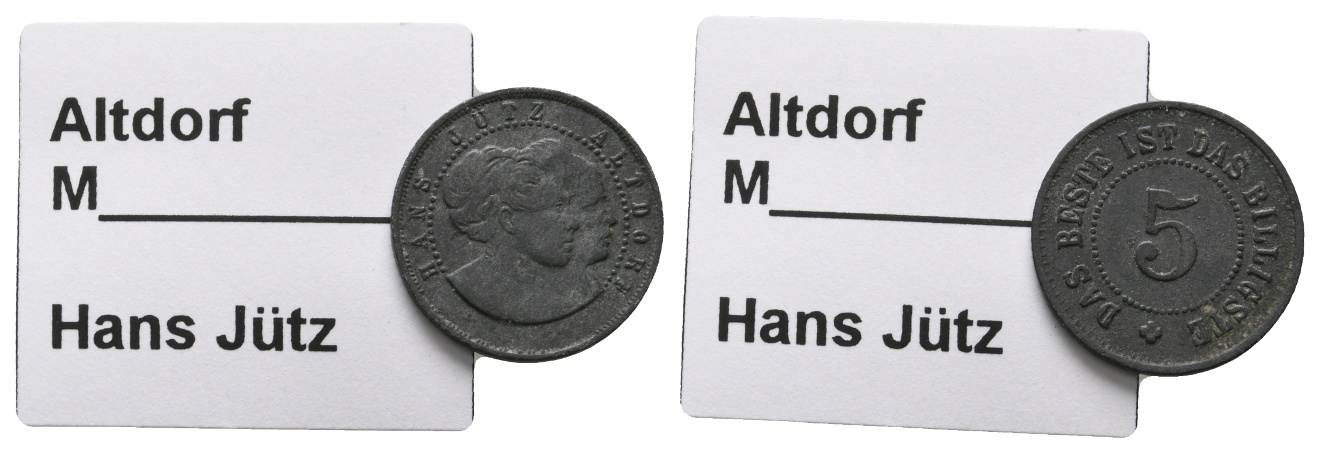  Bayern, Altdorf, Hans Jütz, Menzel 309; 5 - DAS BESTE IST DAS BILLIGSTE   